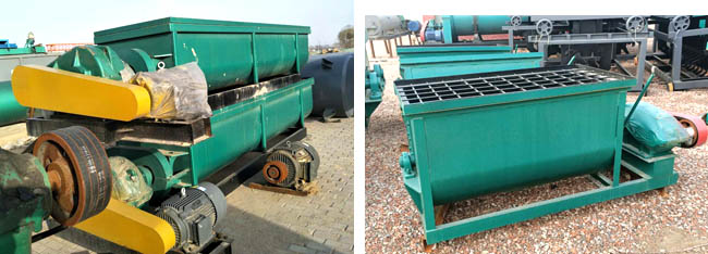 有機肥料生產(chǎn)設(shè)備都有那些?(圖4) 有機肥攪拌機